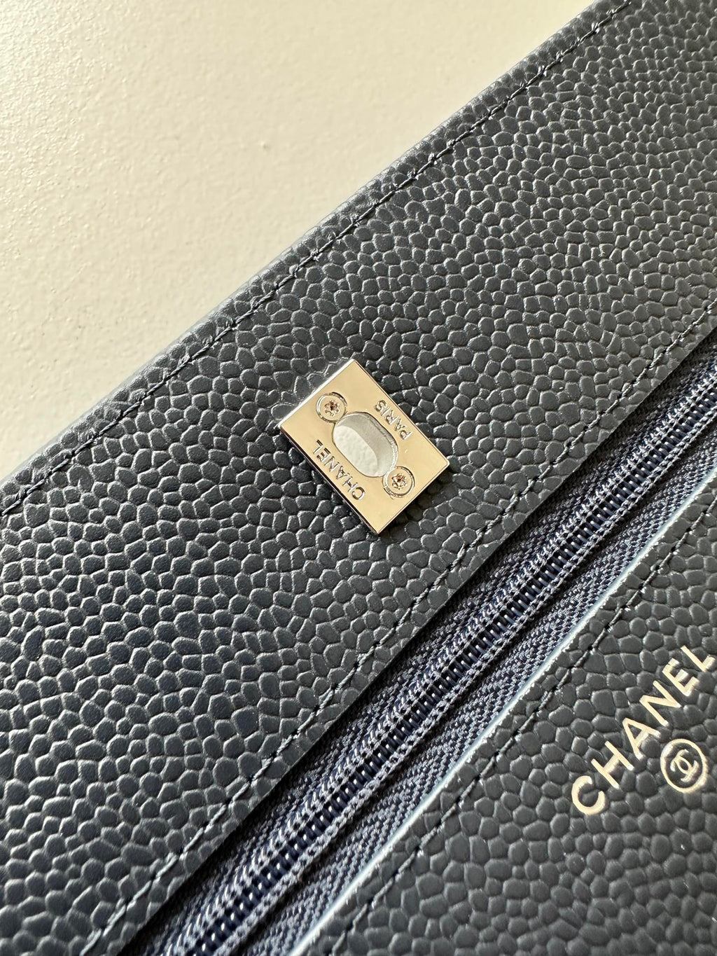 Quilted Classic Wallet on Chain