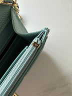 Quilted Classic Wallet on Chain