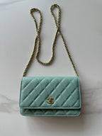 Quilted Classic Wallet on Chain