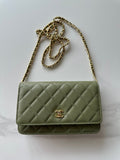Quilted Classic Wallet on Chain