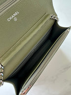 Quilted Classic Wallet on Chain