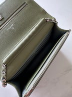 Quilted Classic Wallet on Chain
