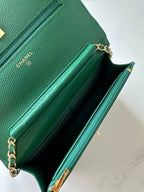 Quilted Classic Wallet on Chain