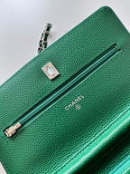 Quilted Classic Wallet on Chain