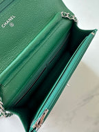 Quilted Classic Wallet on Chain