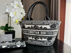 Book Tote Basket Bag