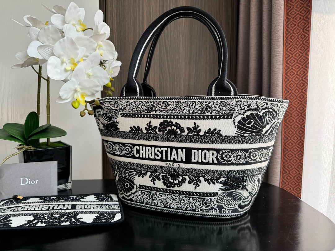 Book Tote Basket Bag