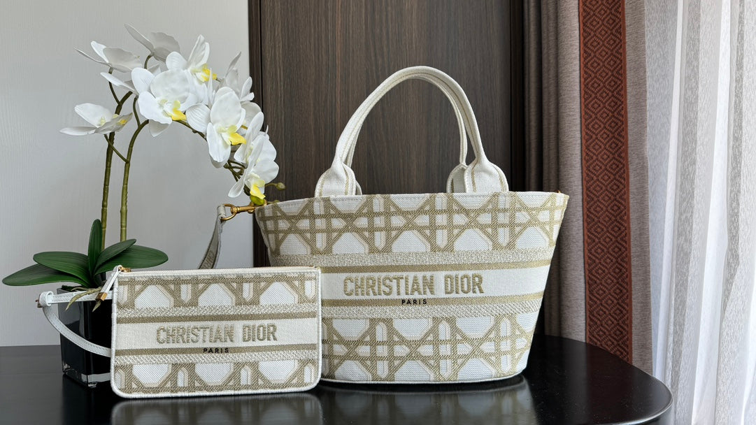 Book Tote Basket Bag