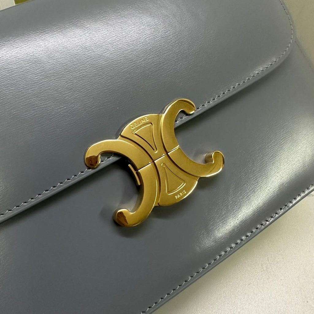 Triomphe Calfskin Shoulder Bag