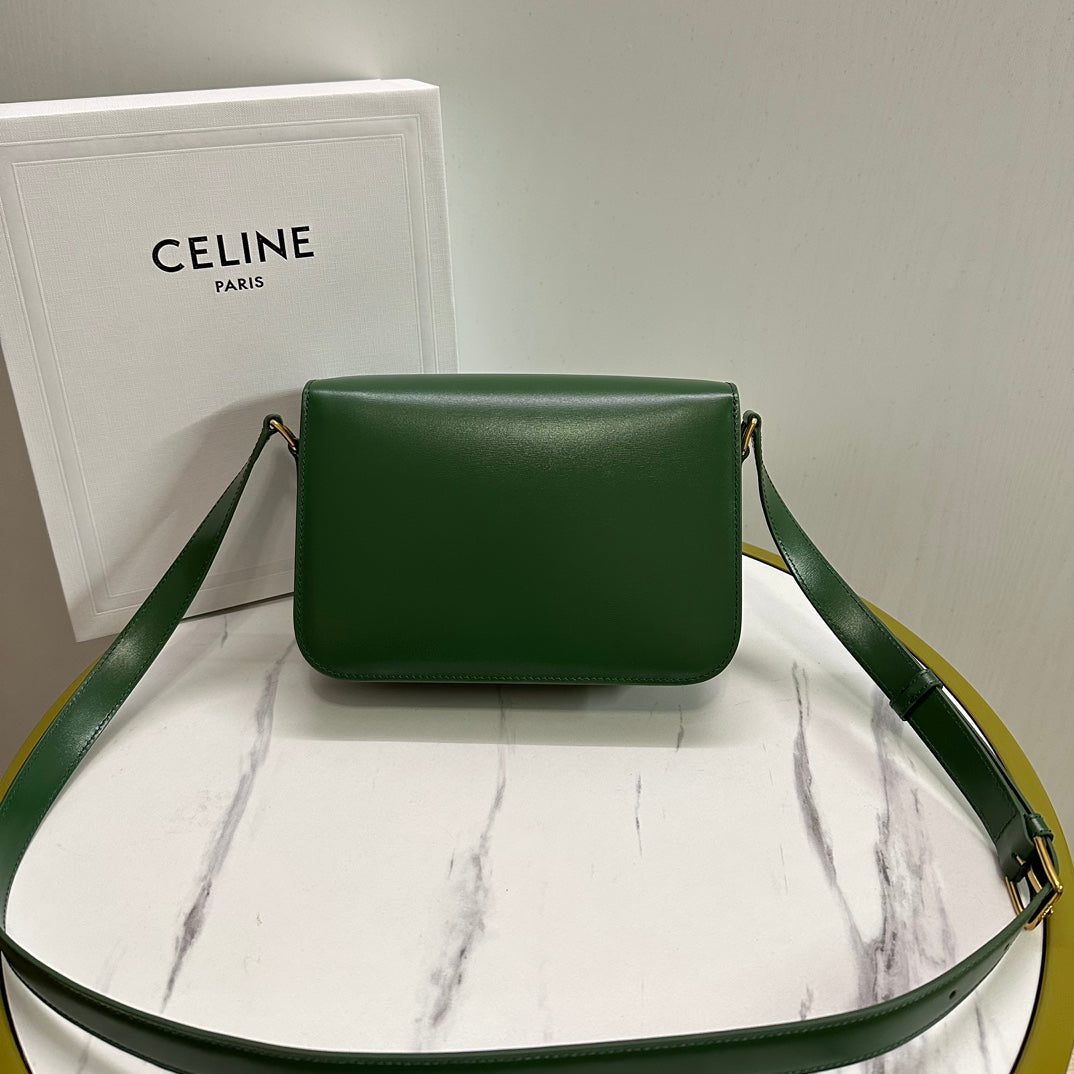 Triomphe Calfskin Shoulder Bag