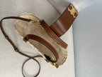 Triomphe Panier Woven Basket Bag