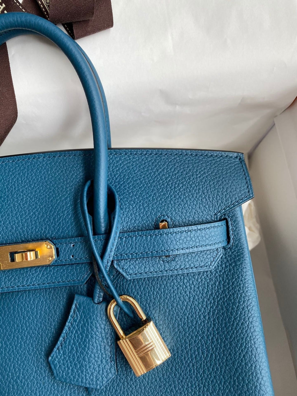 Birkin 25cm Togo Leather Handbag