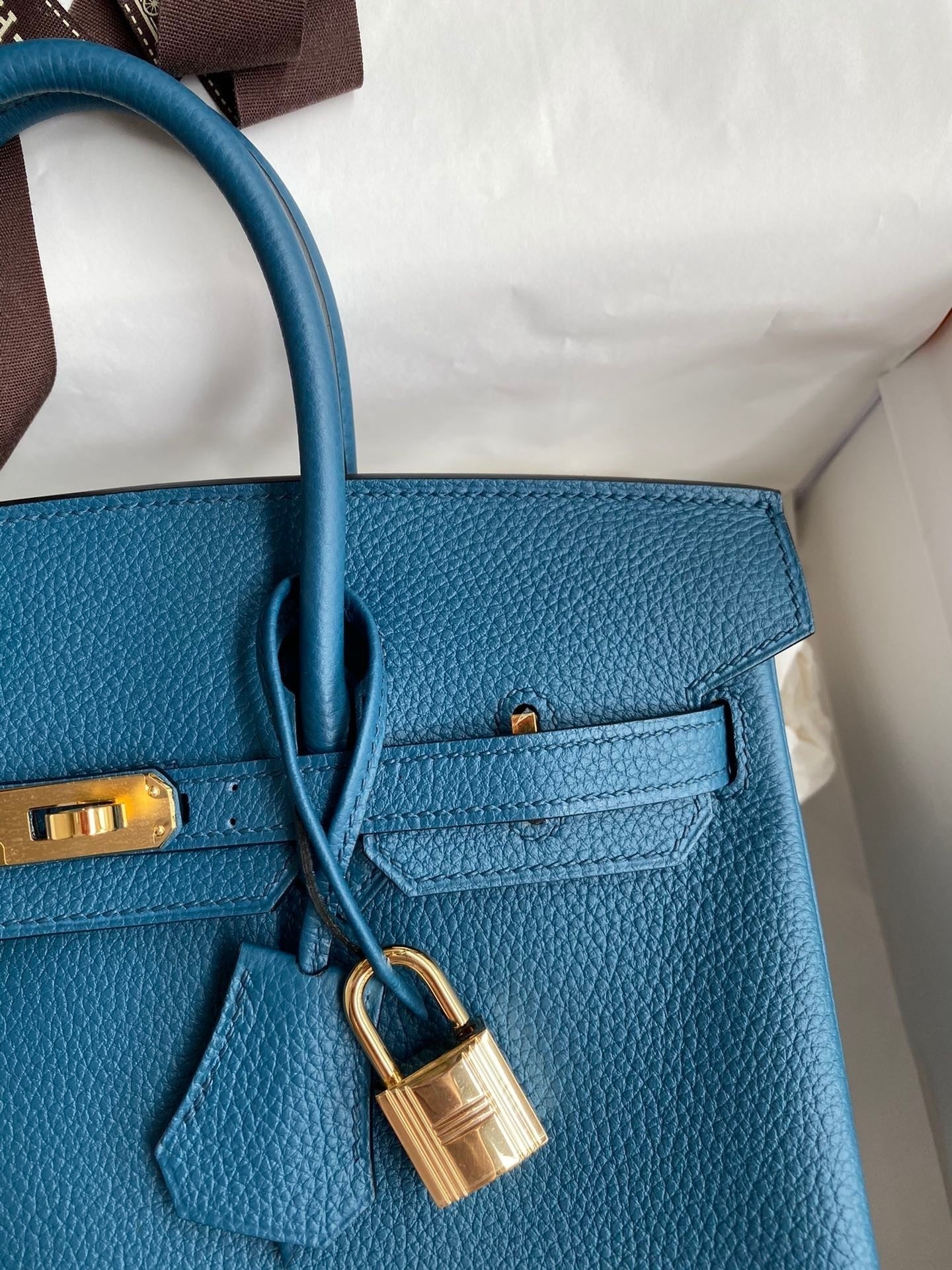 Birkin 25cm Togo Leather Handbag