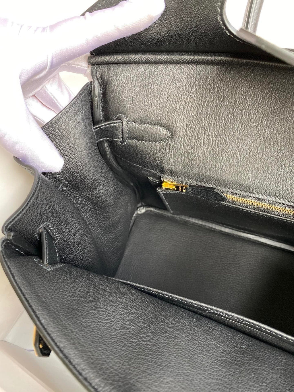 Birkin 25cm Swift Calfskin Leather Handbag