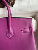 Birkin 25cm Swift Calfskin Leather Handbag