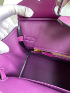 Birkin 25cm Swift Calfskin Leather Handbag