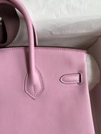 Birkin 25cm Swift Calfskin Leather Handbag