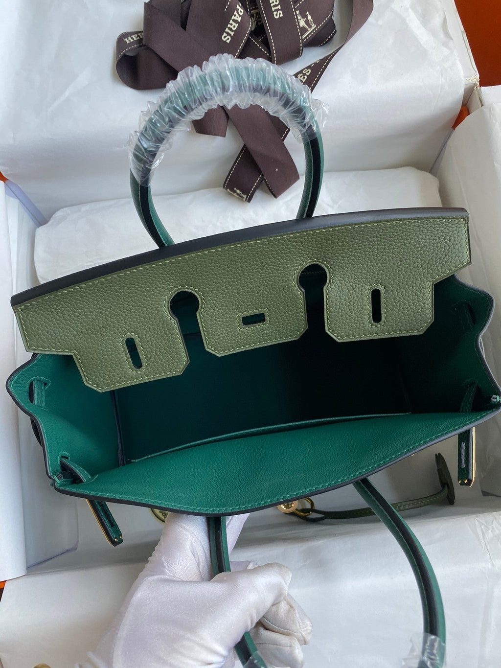 Birkin 25cm Togo Leather Handbag
