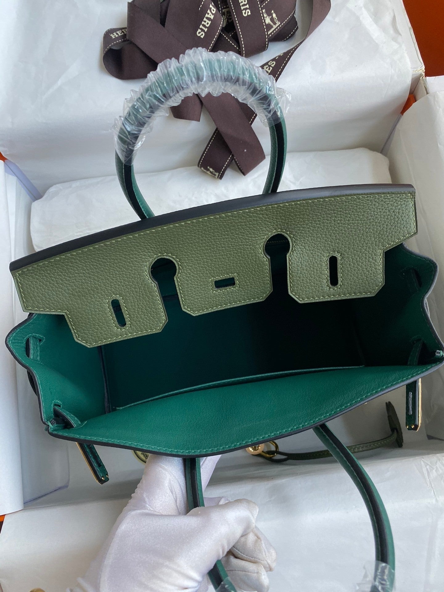Birkin 25cm Togo Leather Handbag