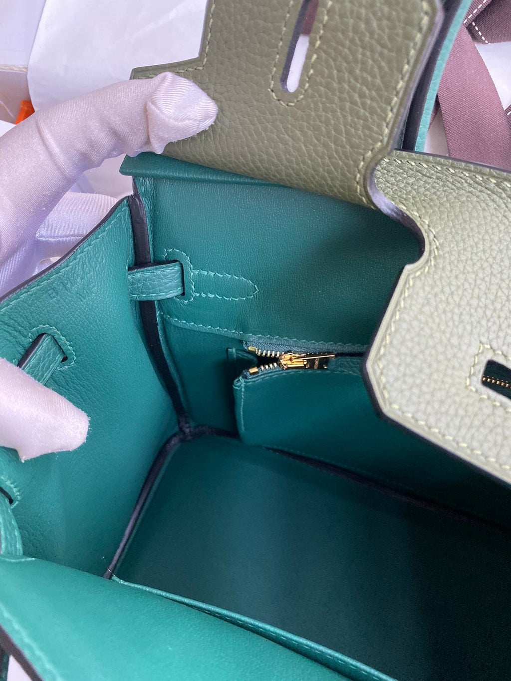 Birkin 25cm Togo Leather Handbag
