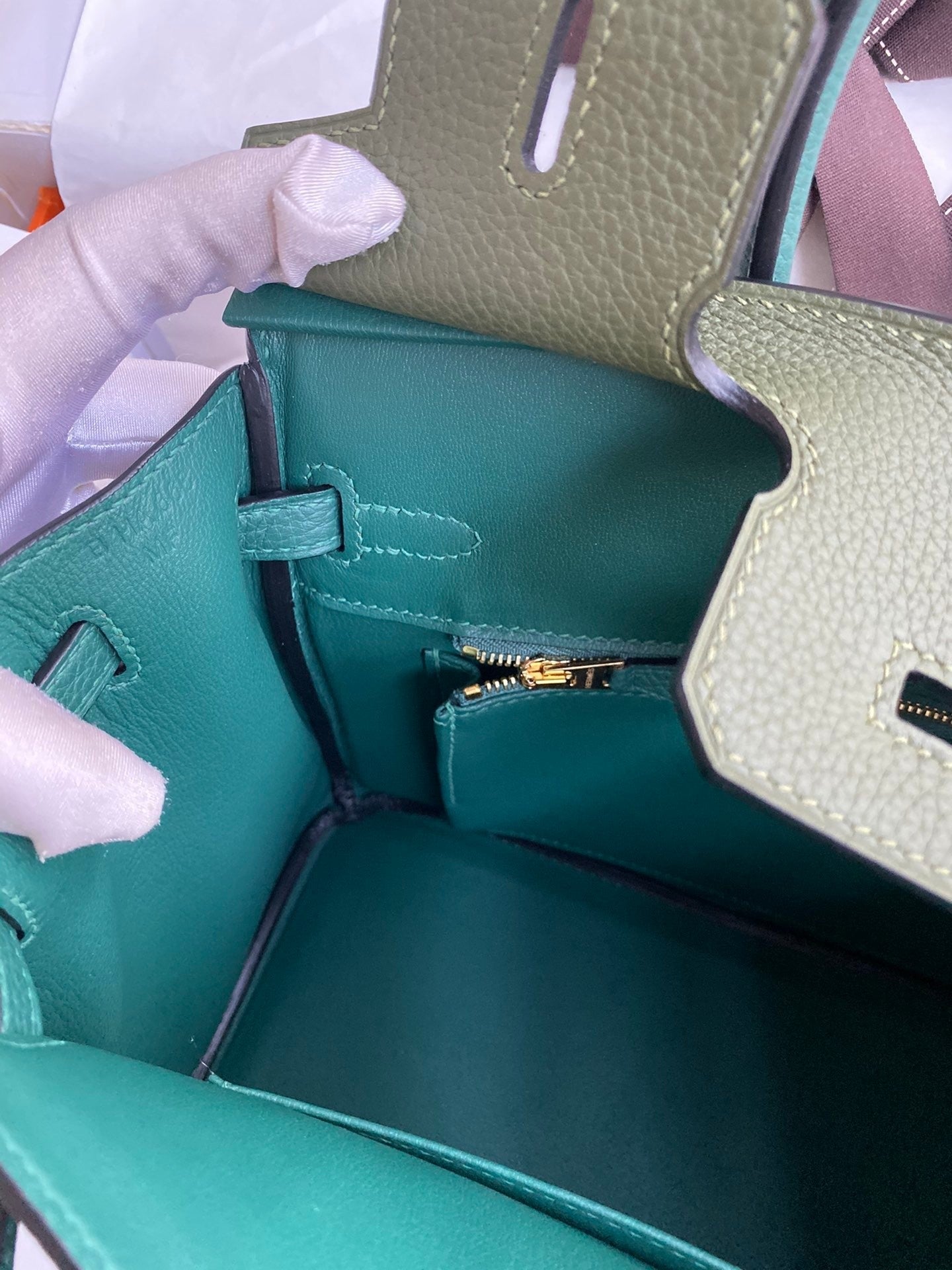 Birkin 25cm Togo Leather Handbag