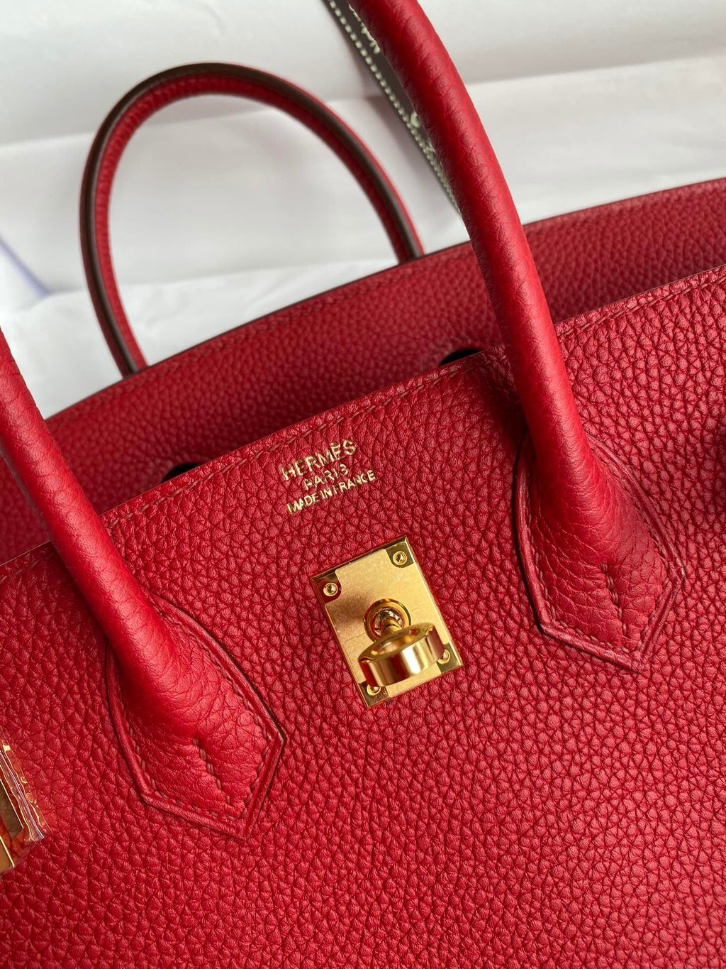 Birkin 25cm Togo Leather Handbag