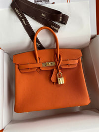 Birkin 25cm Togo Leather Handbag