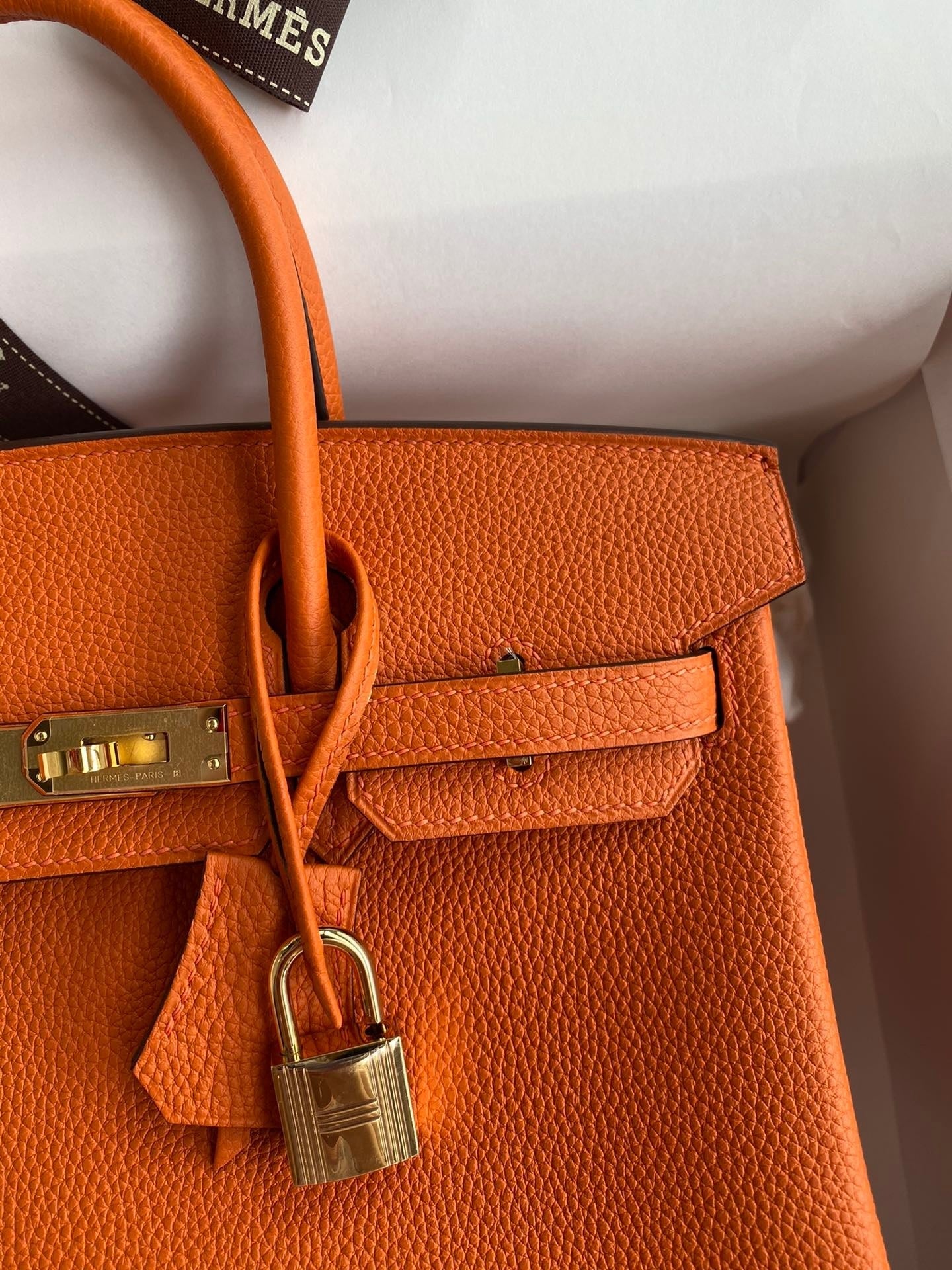 Birkin 25cm Togo Leather Handbag