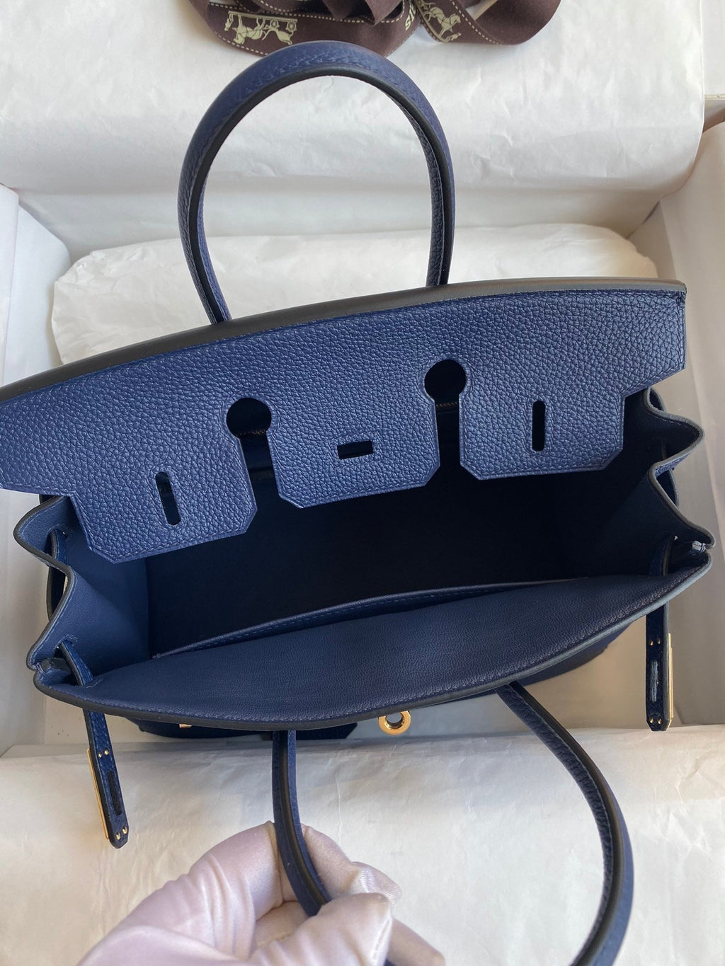 Birkin 25cm Togo Leather Handbag