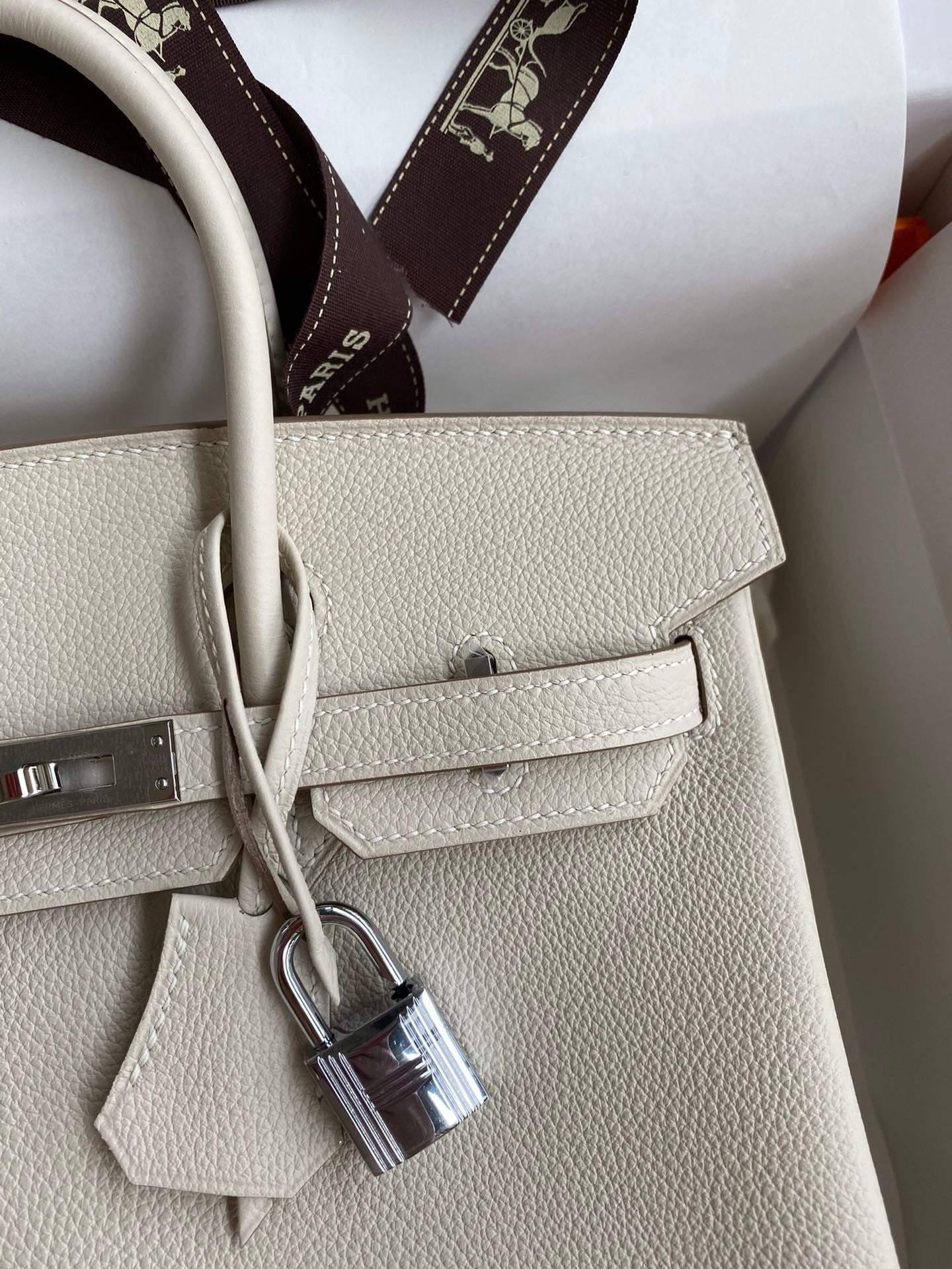 Birkin 25cm Togo Leather Handbag