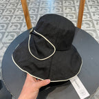 Wide Brim Hat with Elegant Bow Detail