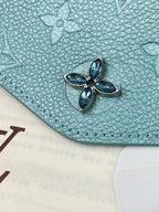 Sarah Wallet – Monogram Empreinte Leather (Blue)