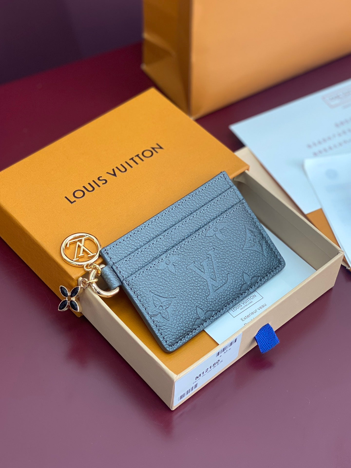 Charms Card Holder – Monogram Empreinte Leather