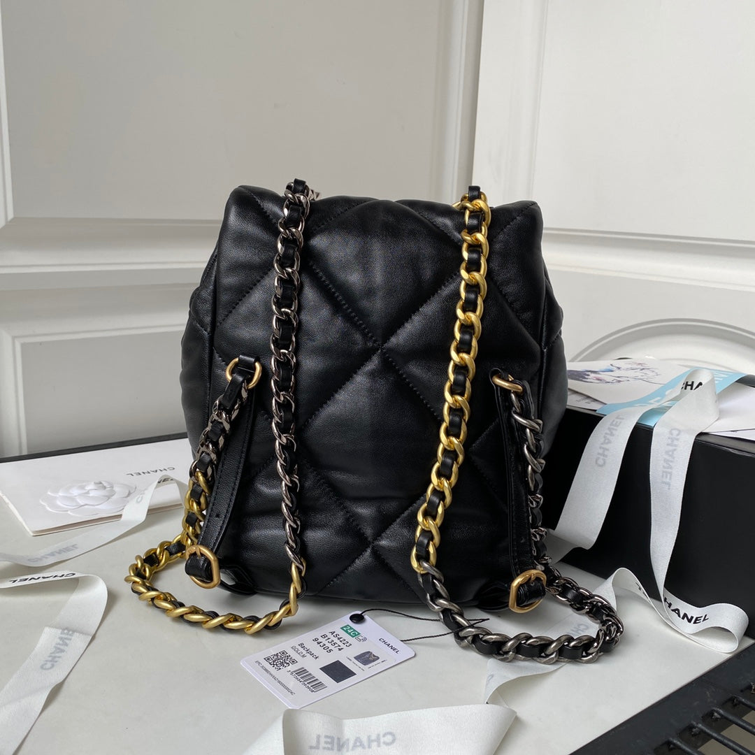Quilted Lambskin 19 Backpack