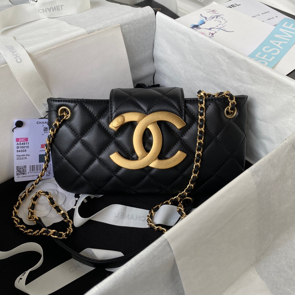 Mini Quilted Lambskin Shoulder Bag
