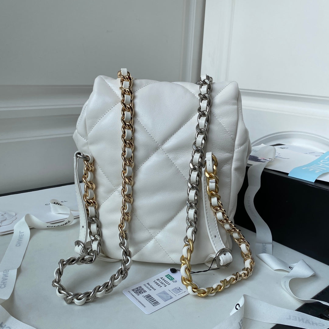 Quilted Lambskin 19 Backpack