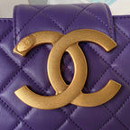 Mini Quilted Lambskin Shoulder Bag