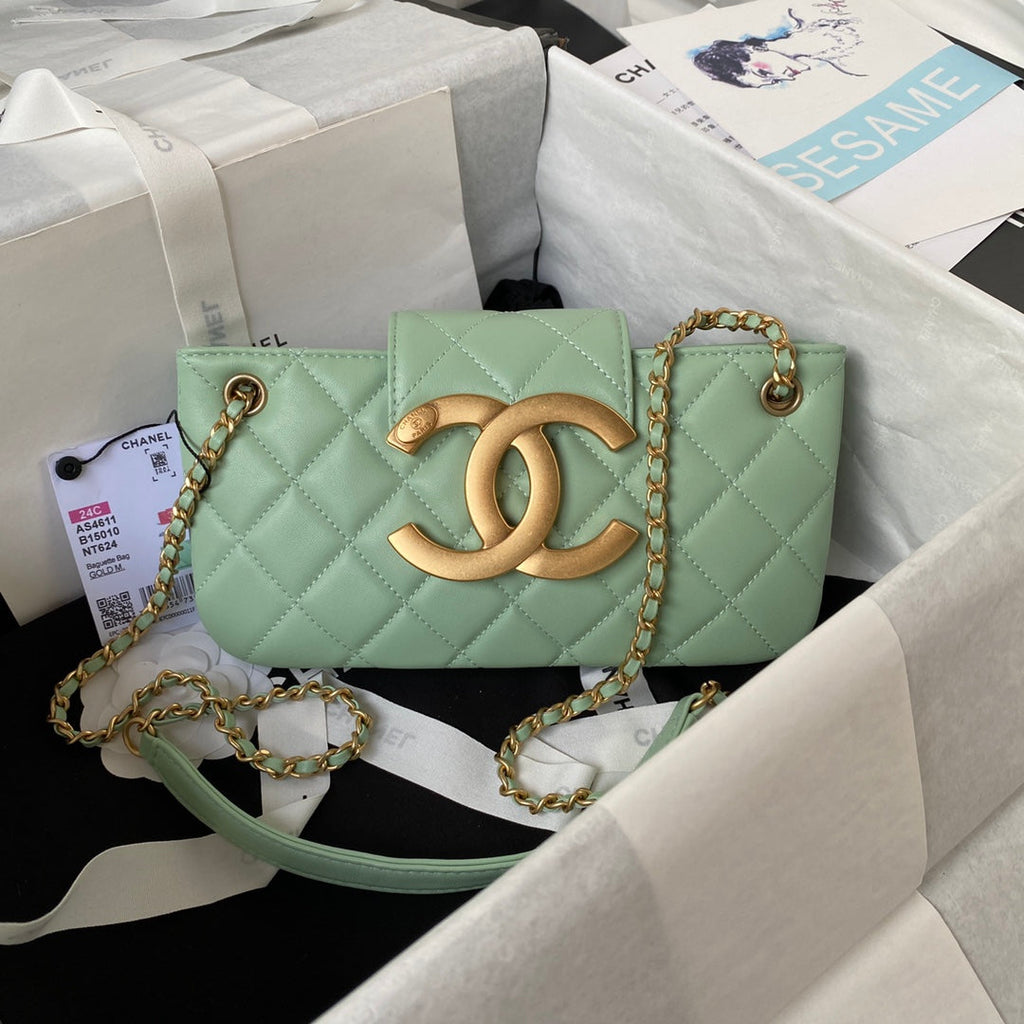 Mini Quilted Lambskin Shoulder Bag