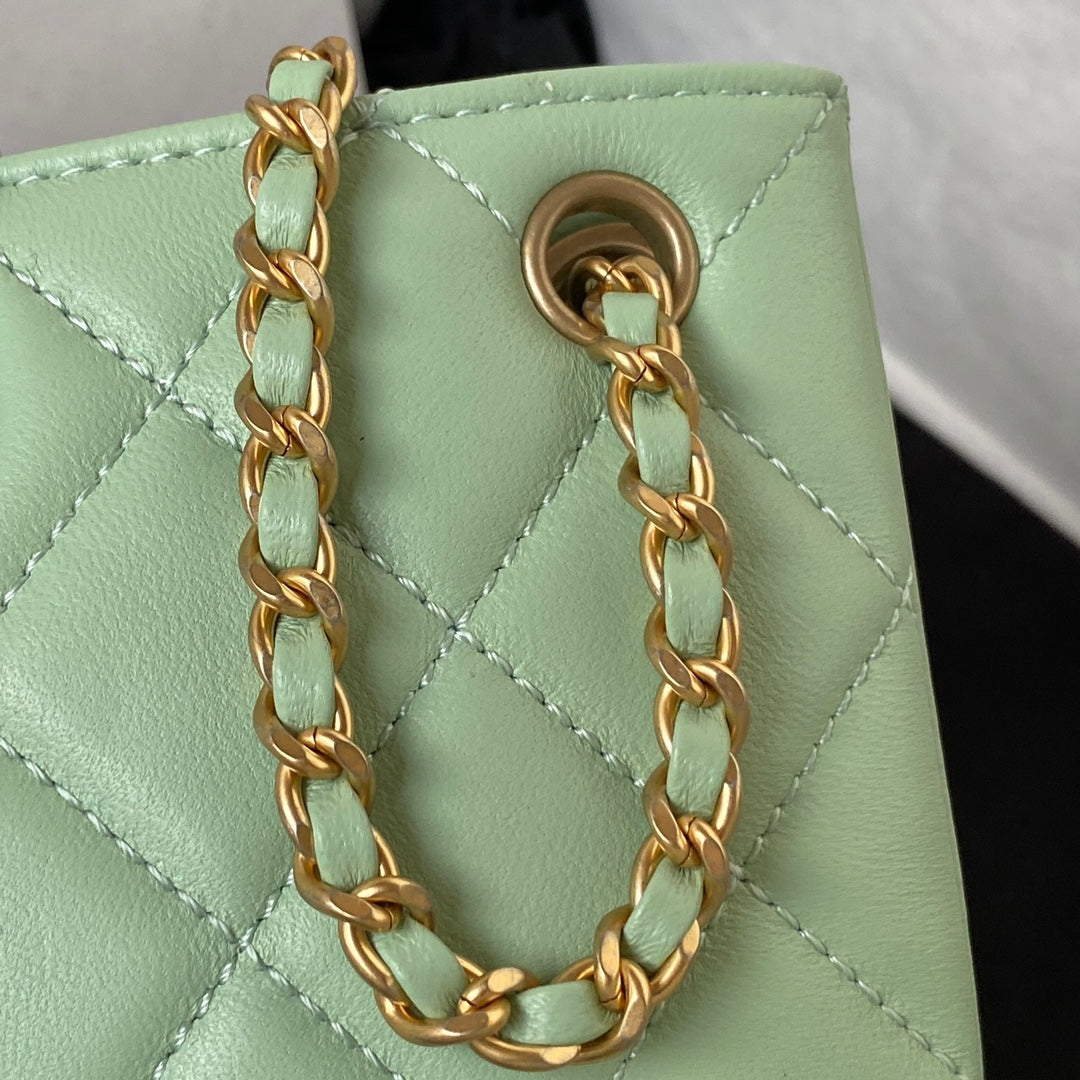 Mini Quilted Lambskin Shoulder Bag