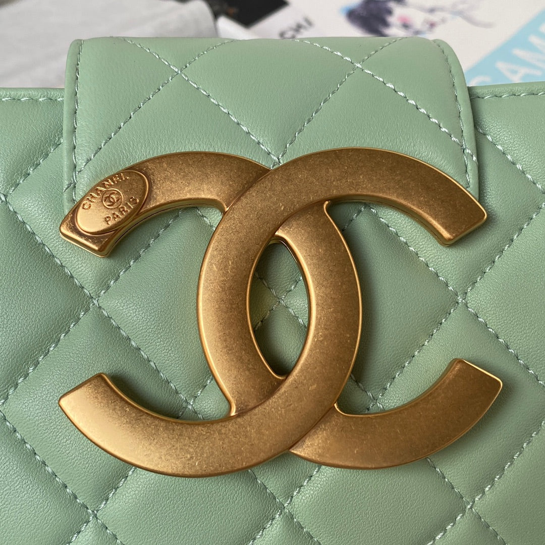 Mini Quilted Lambskin Shoulder Bag