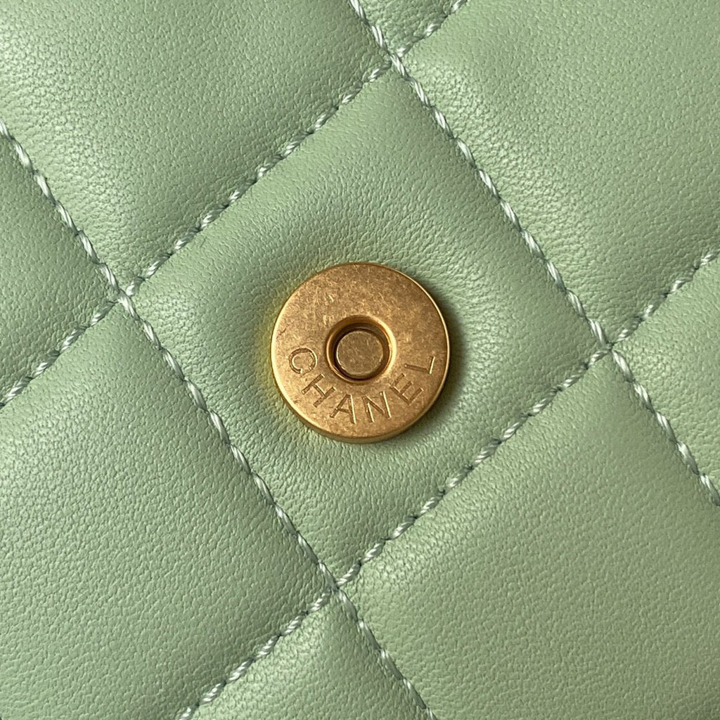 Mini Quilted Lambskin Shoulder Bag