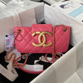 Mini Quilted Lambskin Shoulder Bag