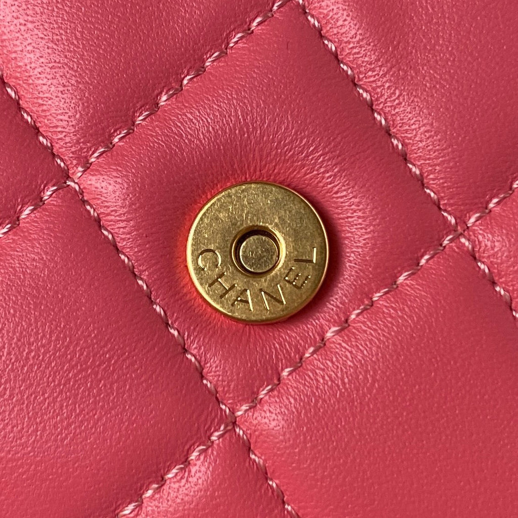 Mini Quilted Lambskin Shoulder Bag