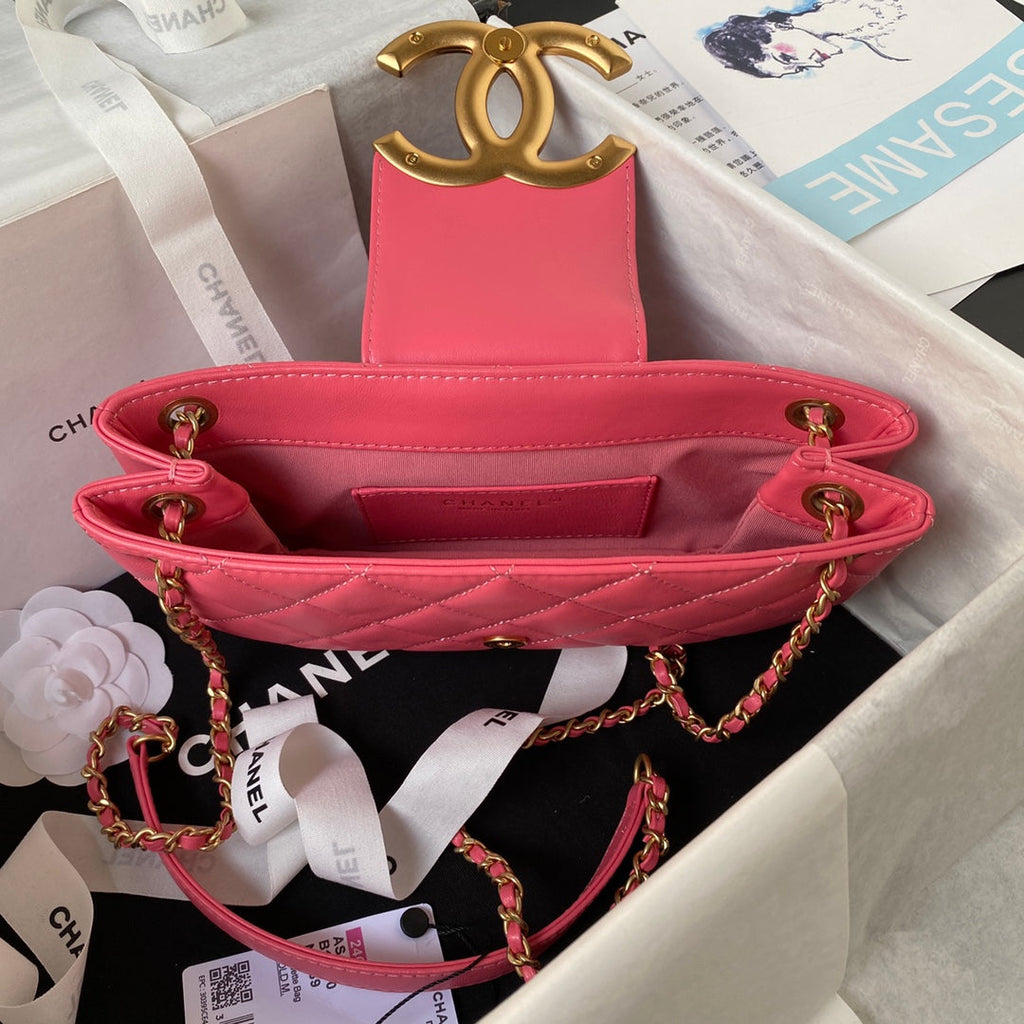 Mini Quilted Lambskin Shoulder Bag