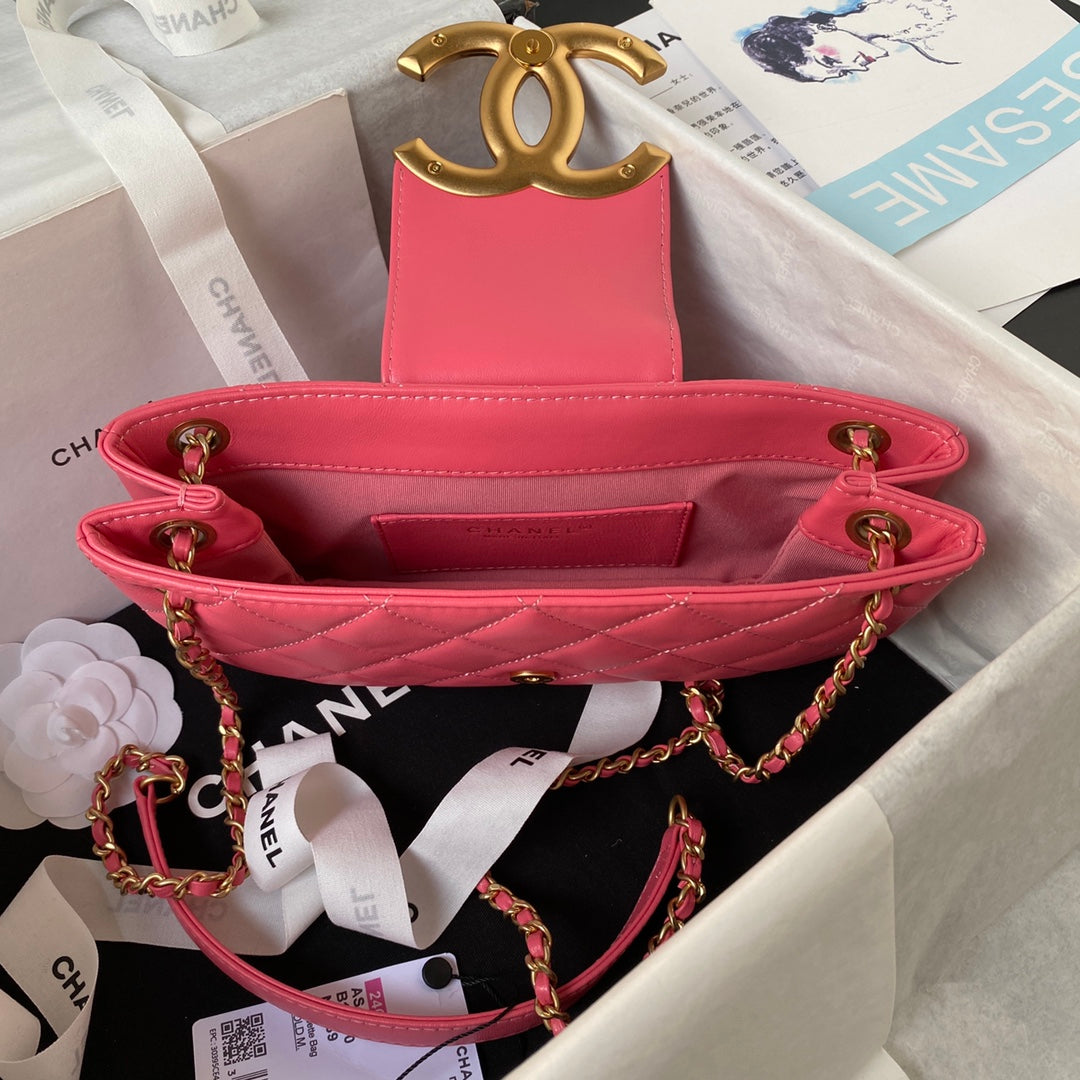 Mini Quilted Lambskin Shoulder Bag