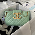 Lambskin Quilted Shoulder Bag