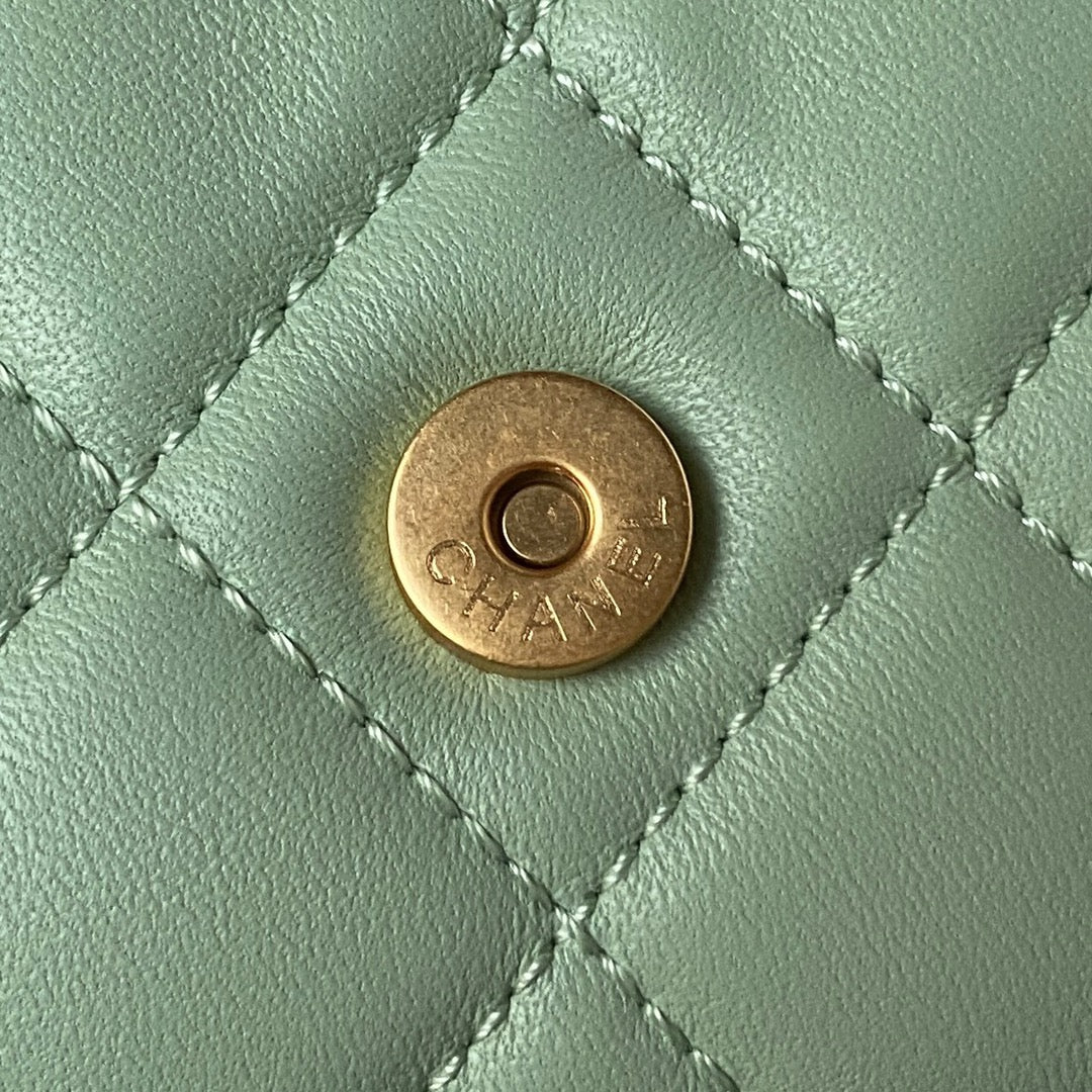 Lambskin Quilted Shoulder Bag