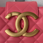 Lambskin Quilted Shoulder Bag