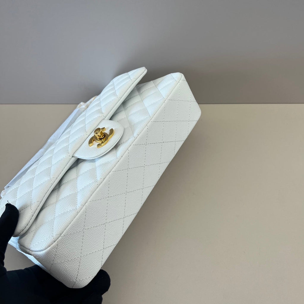Caviar Leather Classic Double Flap Bag