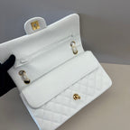 Caviar Leather Classic Double Flap Bag